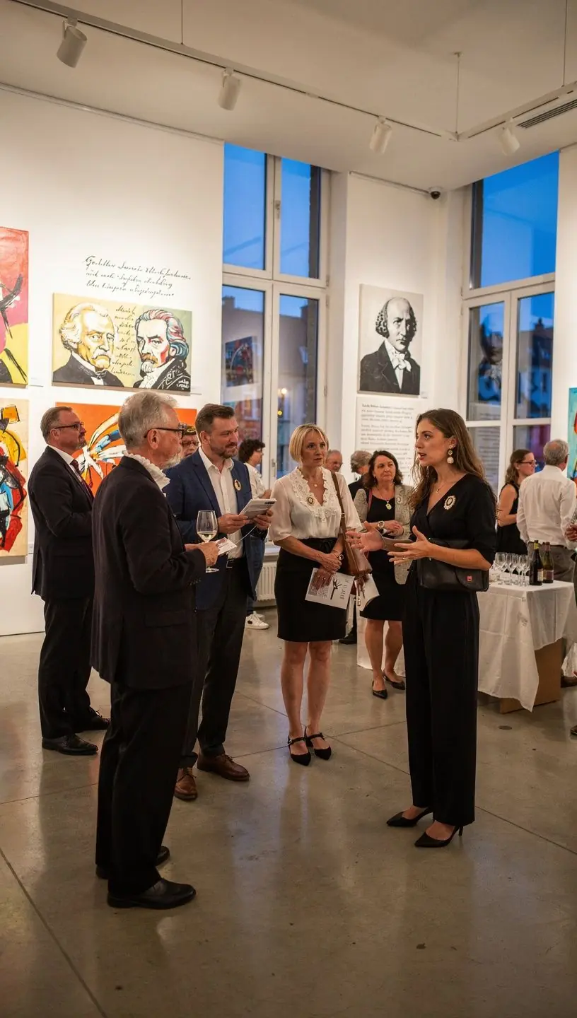 Ein Porträt von Johann Wolfgang von Goethe in einem klassischen Rahmen.